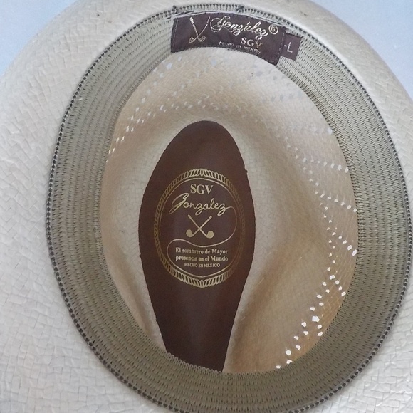 Gonzalez Natural Color Golf Fedora NWOT - Picture 9 of 9